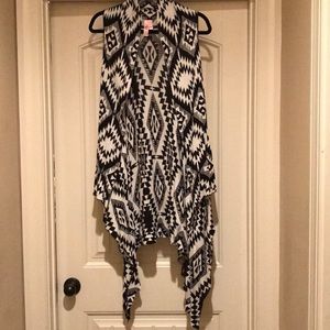 Tribal long vest